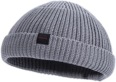 Zylioo Large Size Trawler Beanie Watch Hat,Fisherman Ski Knit Caps
